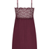 Vestido lencero Nora Lace, Morado