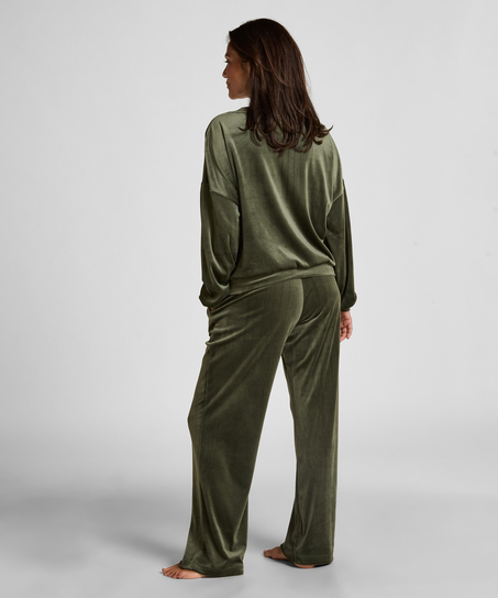 Top de terciopelo, Verde