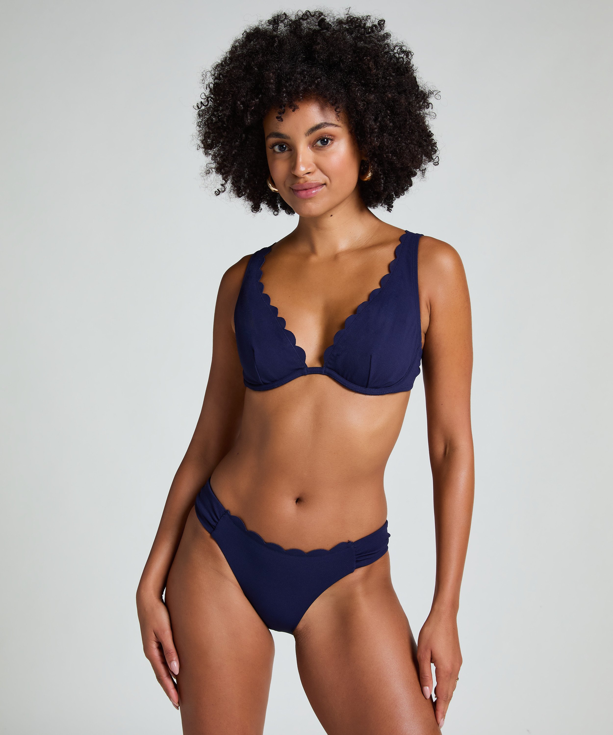 Braguita de Bikini Rio Scallop, Azul, main