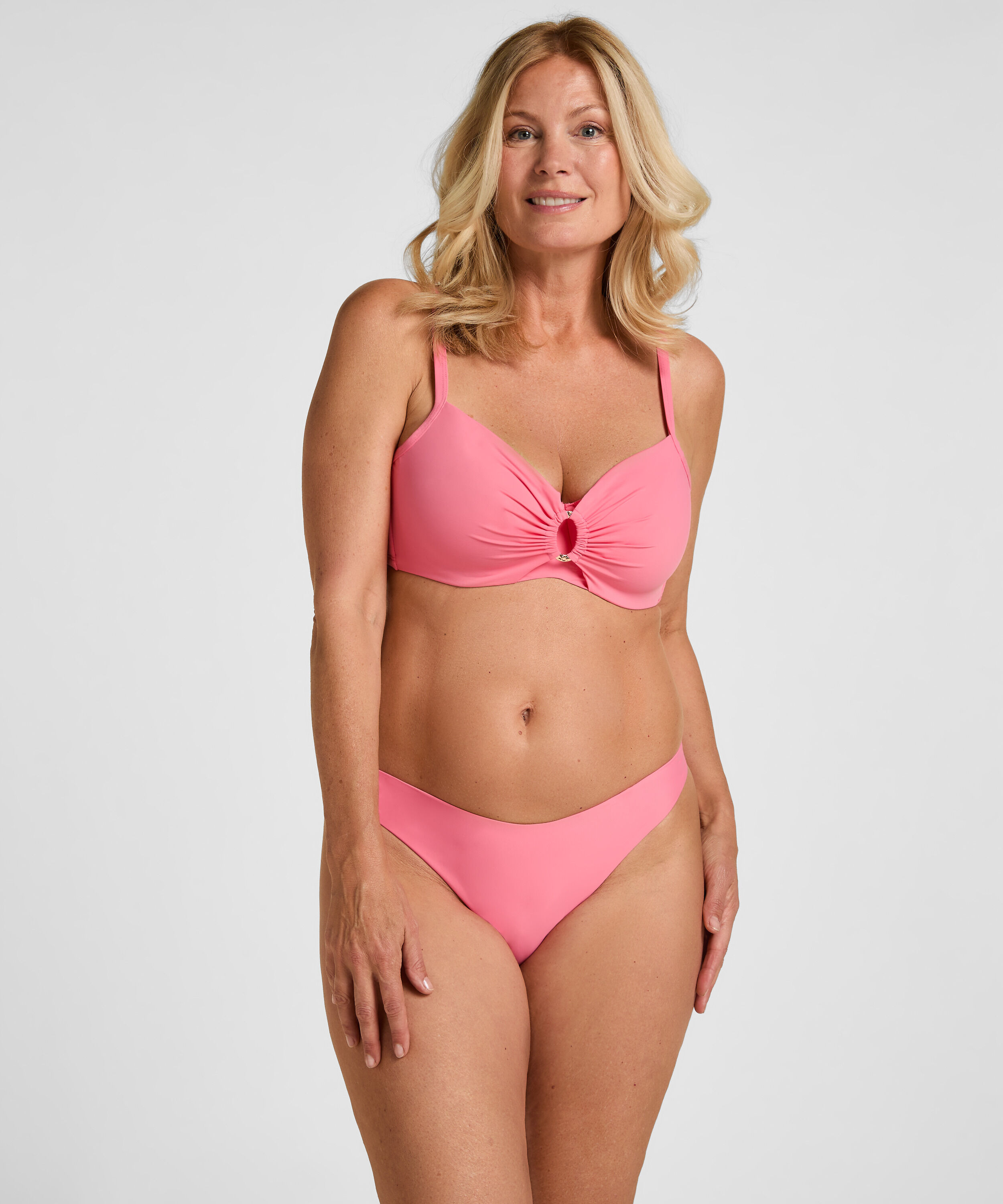Braguita de Bikini Highleg Luxe, Rosa Braguita de Bikini Highleg Luxe, Rosa