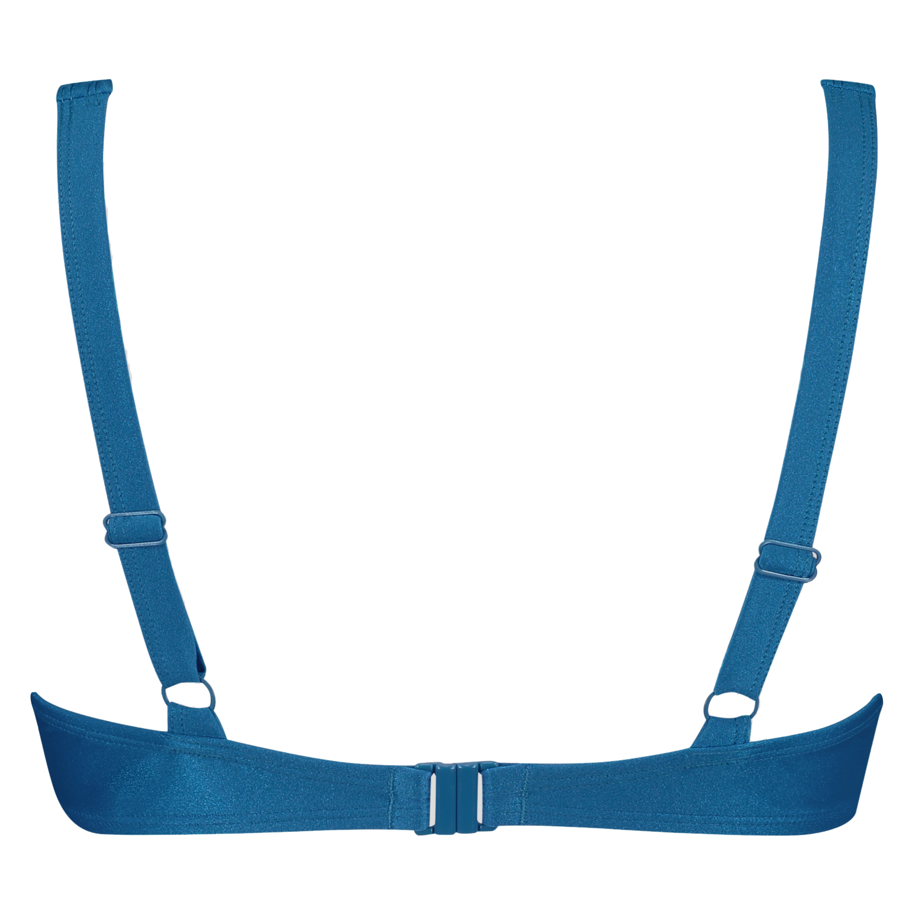 Top de bikini no preformado con aros Sunset Dreams, Azul, main