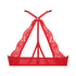 Sujetador push-up con aros y relleno Elissa, Rojo