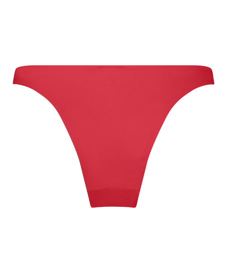 Braguita de Bikini de Corte Alto Luxe, Rojo