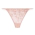 Tanga de pernera alta Hollie, Rosa