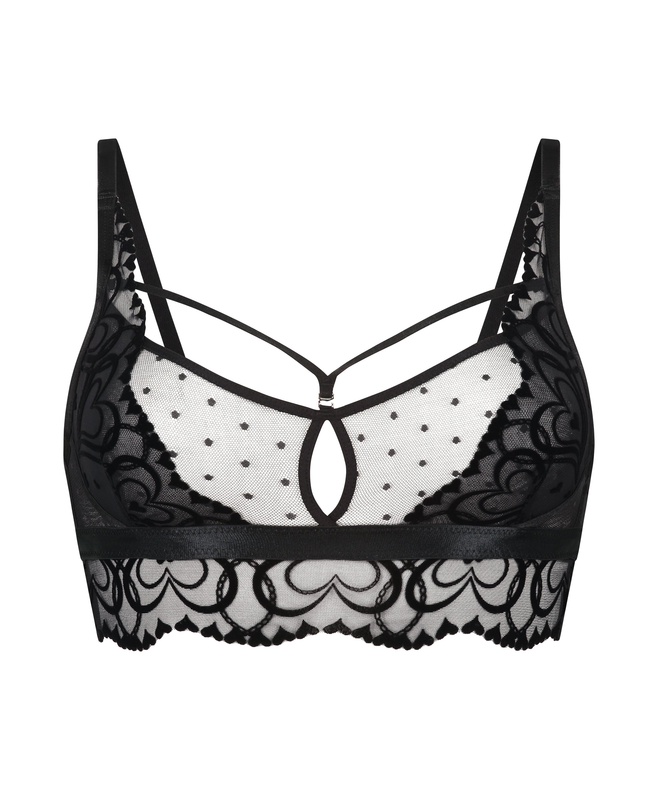 Bralette Pippa, Negro, main