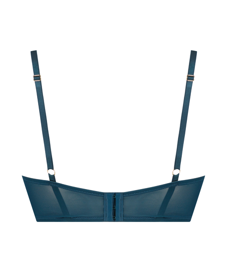 Sujetador push-up de aros preformado Riri, Azul