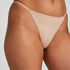 Tanga sin costuras, Beige