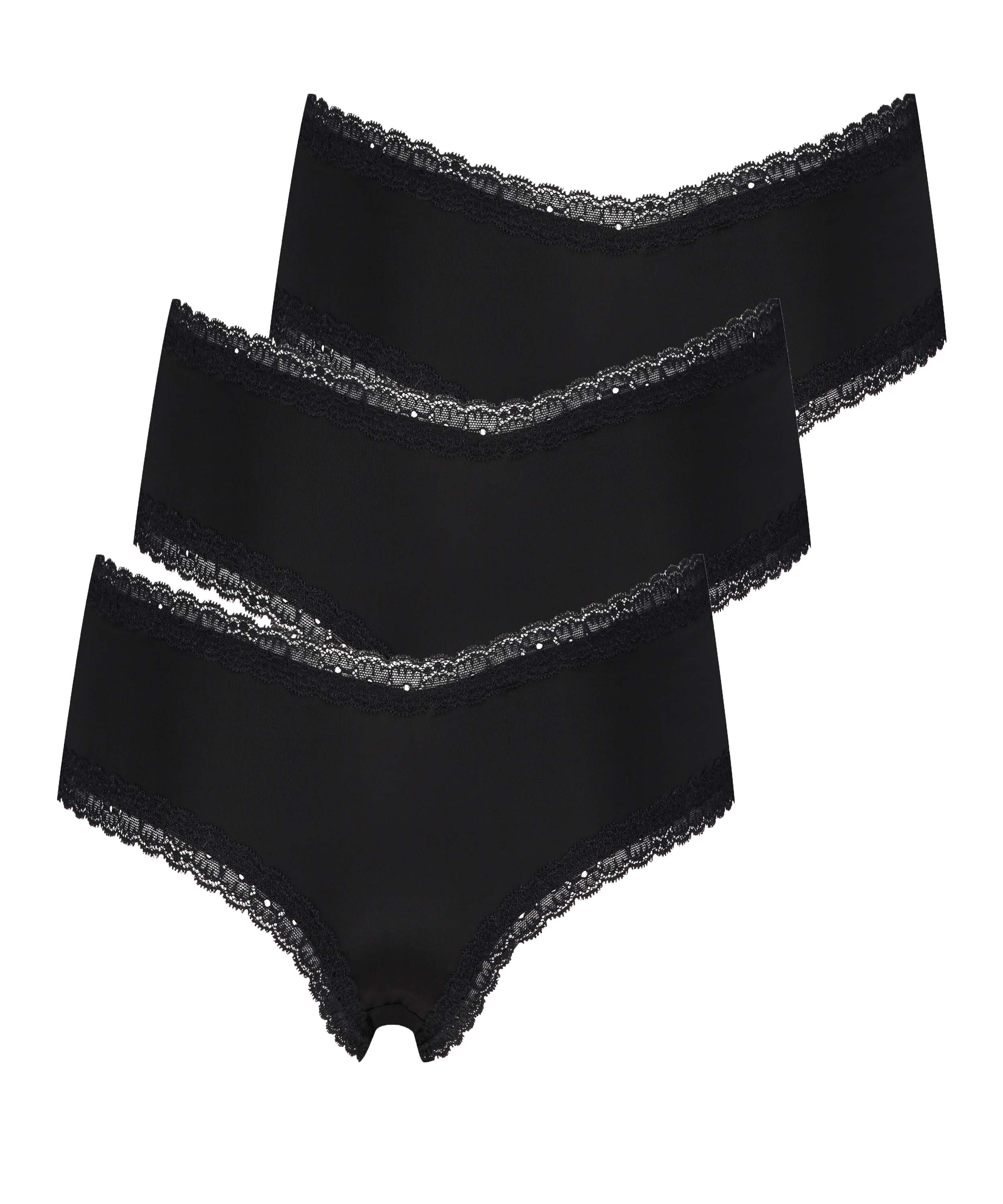 Pack de 3 brasileñas London, Negro, main