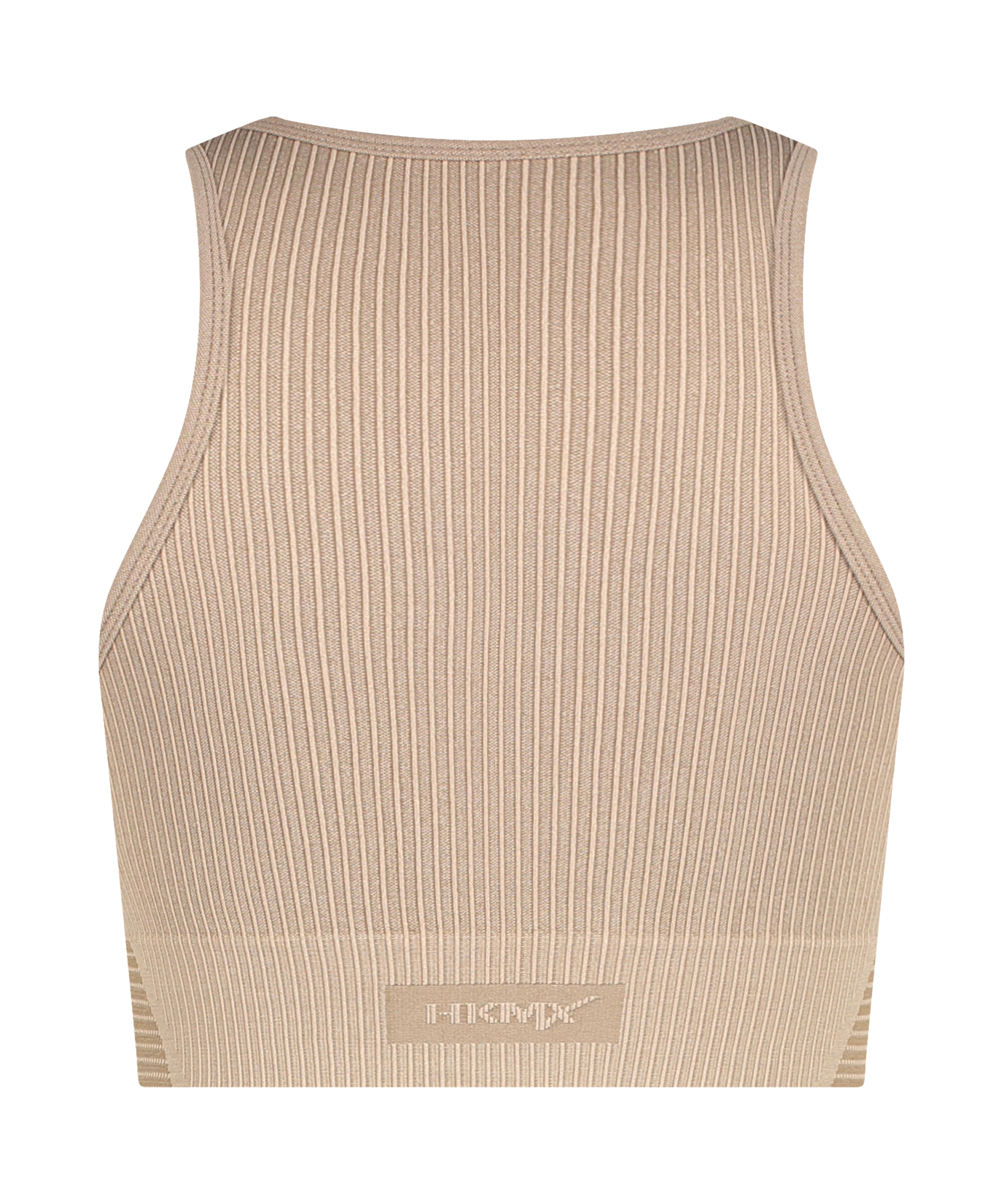 HKMX Sujetador deportivo sin costuras, Gris, main