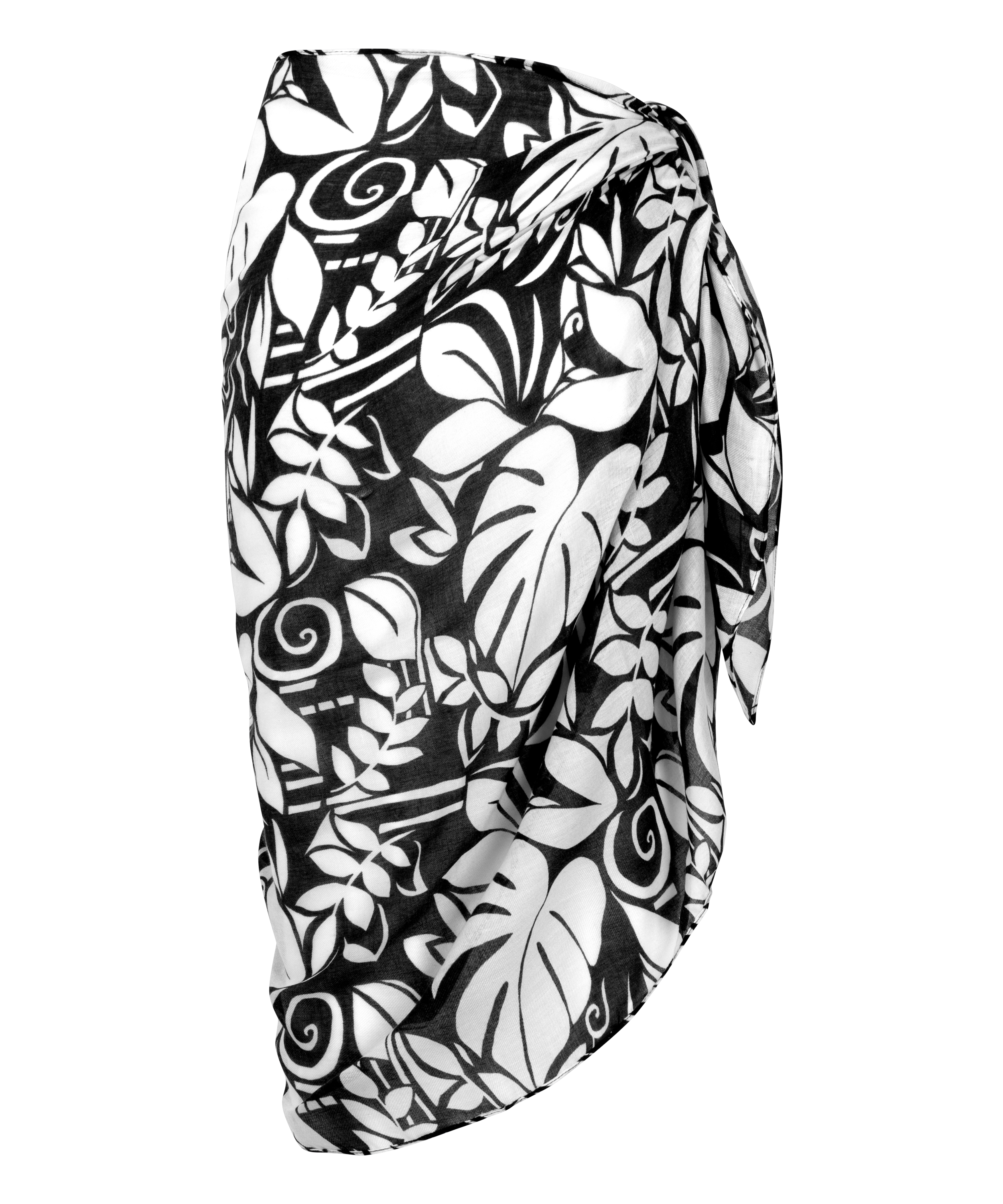 Pareo midi Mauricio, Negro, main