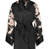 Kimono Satin Bloom, Negro