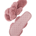 Zapatillas Fake Fur, Rosa