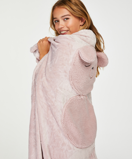 Manta Cozy Bear, Morado