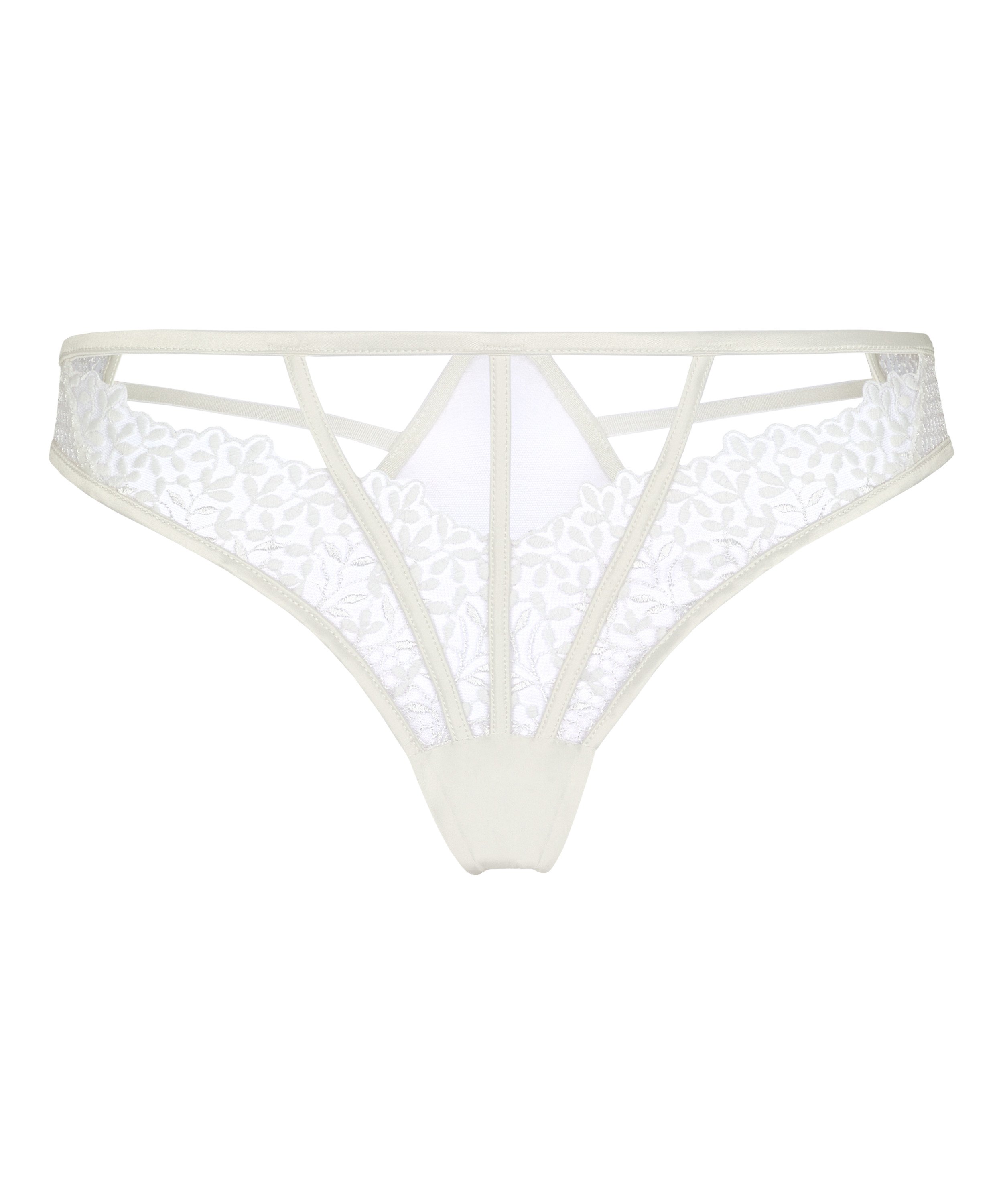 Tanga Kristina de Tiro Alto, Blanco, main