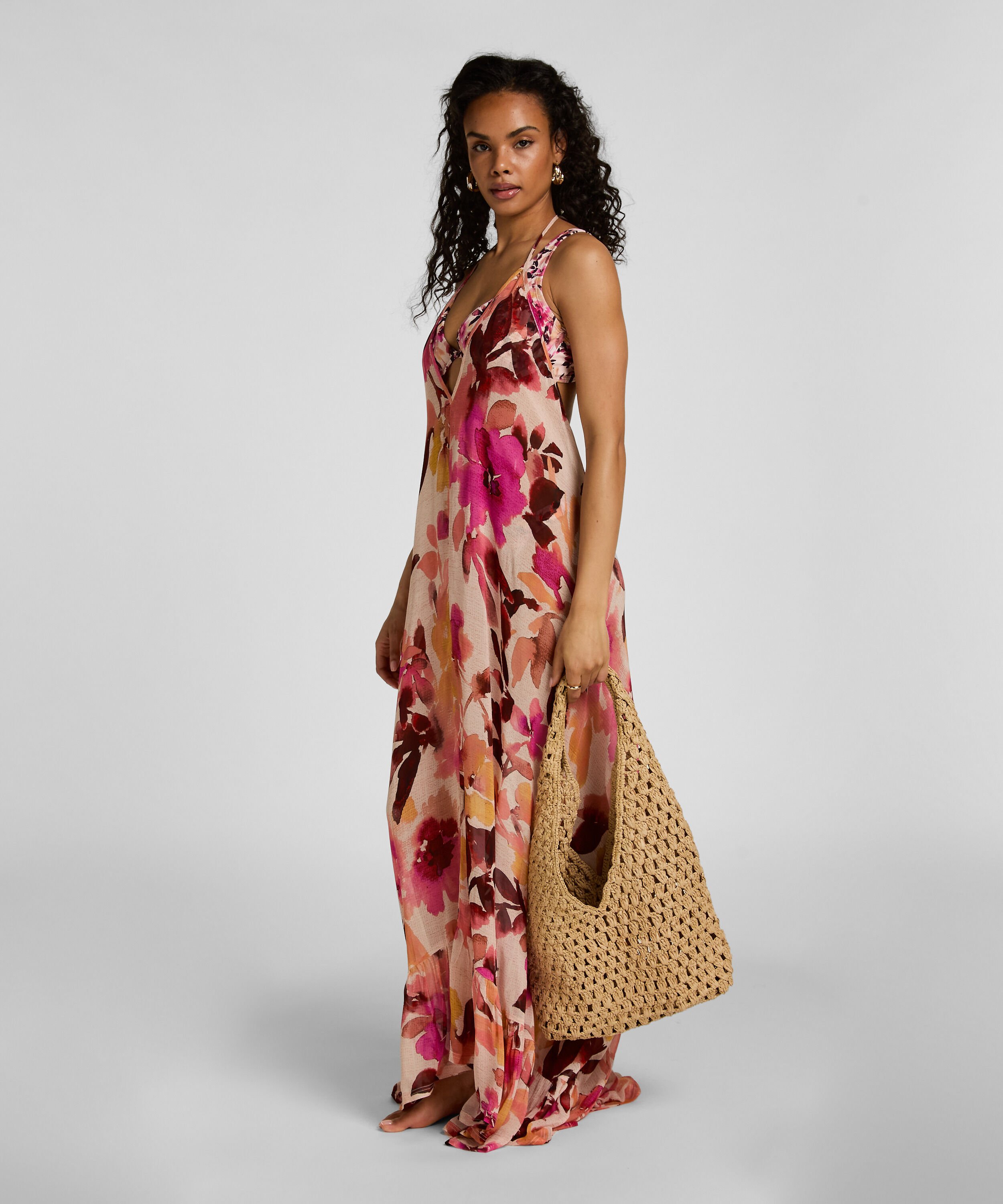 Bolso de Playa Rafia, Beige Bolso de Playa Rafia, Beige