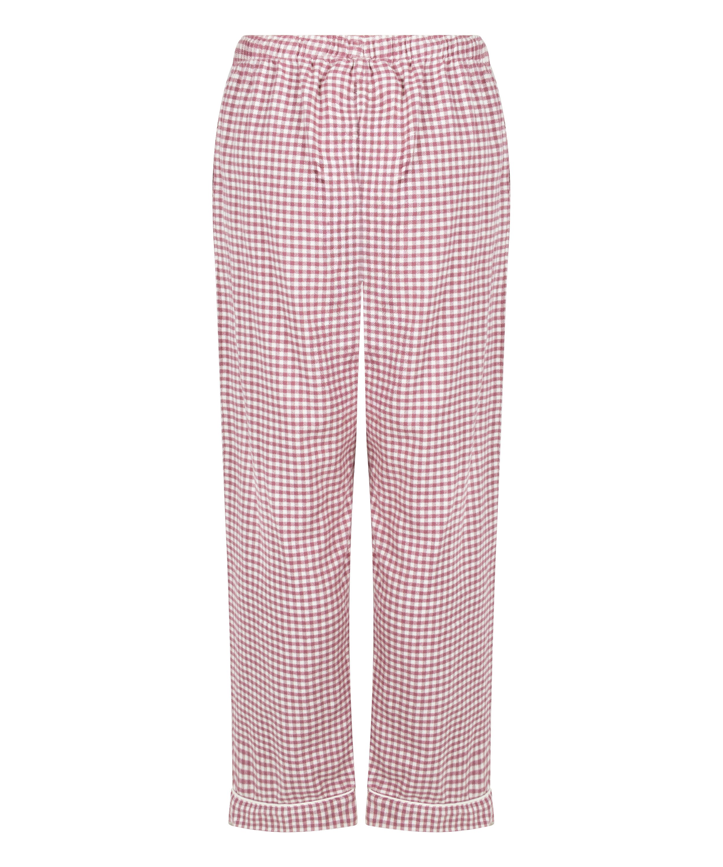 Pantalones de pijama de franela, Morado, main