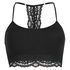 Bralette sin costuras Marine, Negro