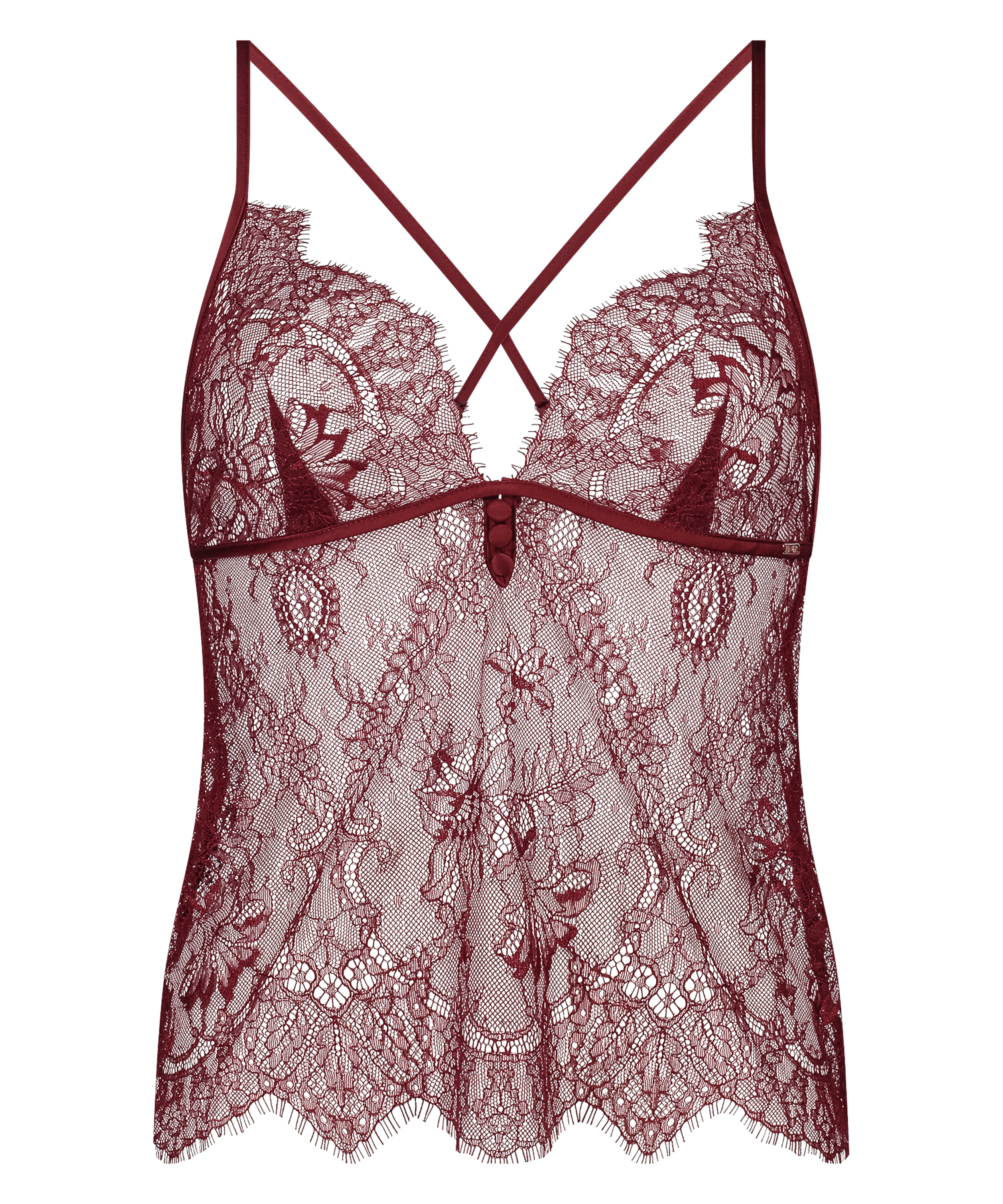Cami Lace Delphine, Rojo, main