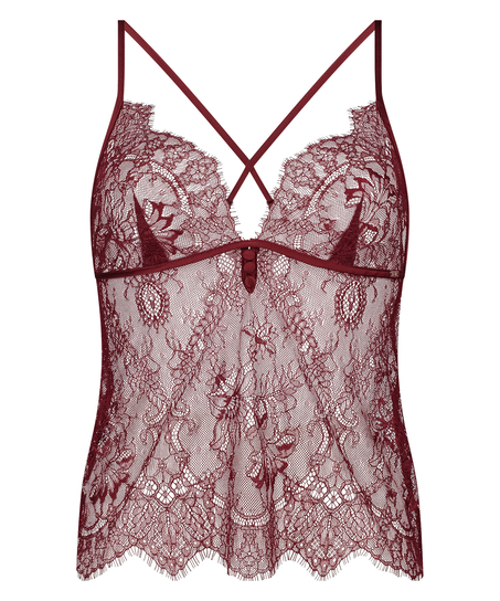 Cami Lace Delphine, Rojo