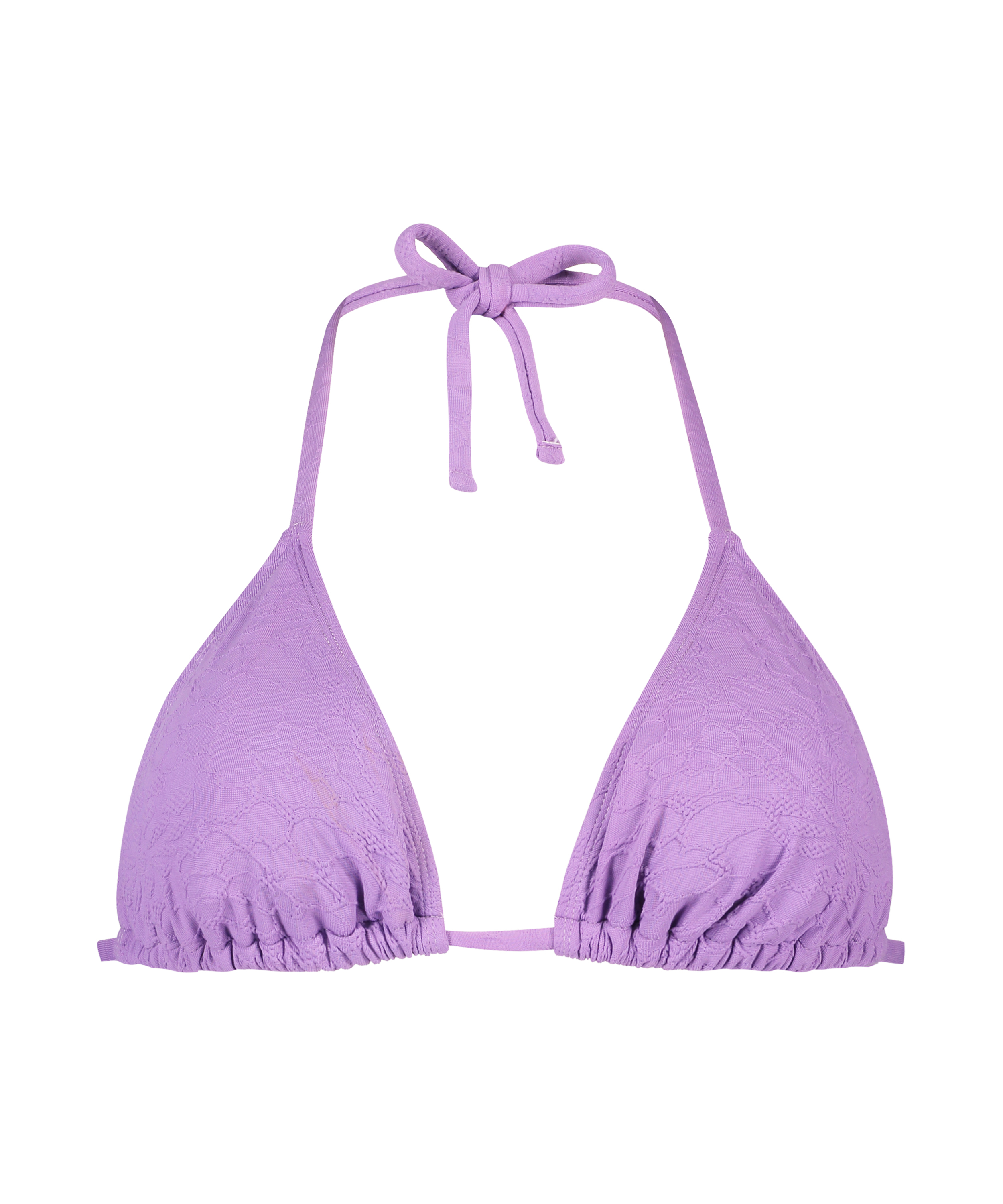 Top de bikini de triángulo Libby, Morado, main