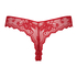 Invisible Tanga Lace Back, Rojo