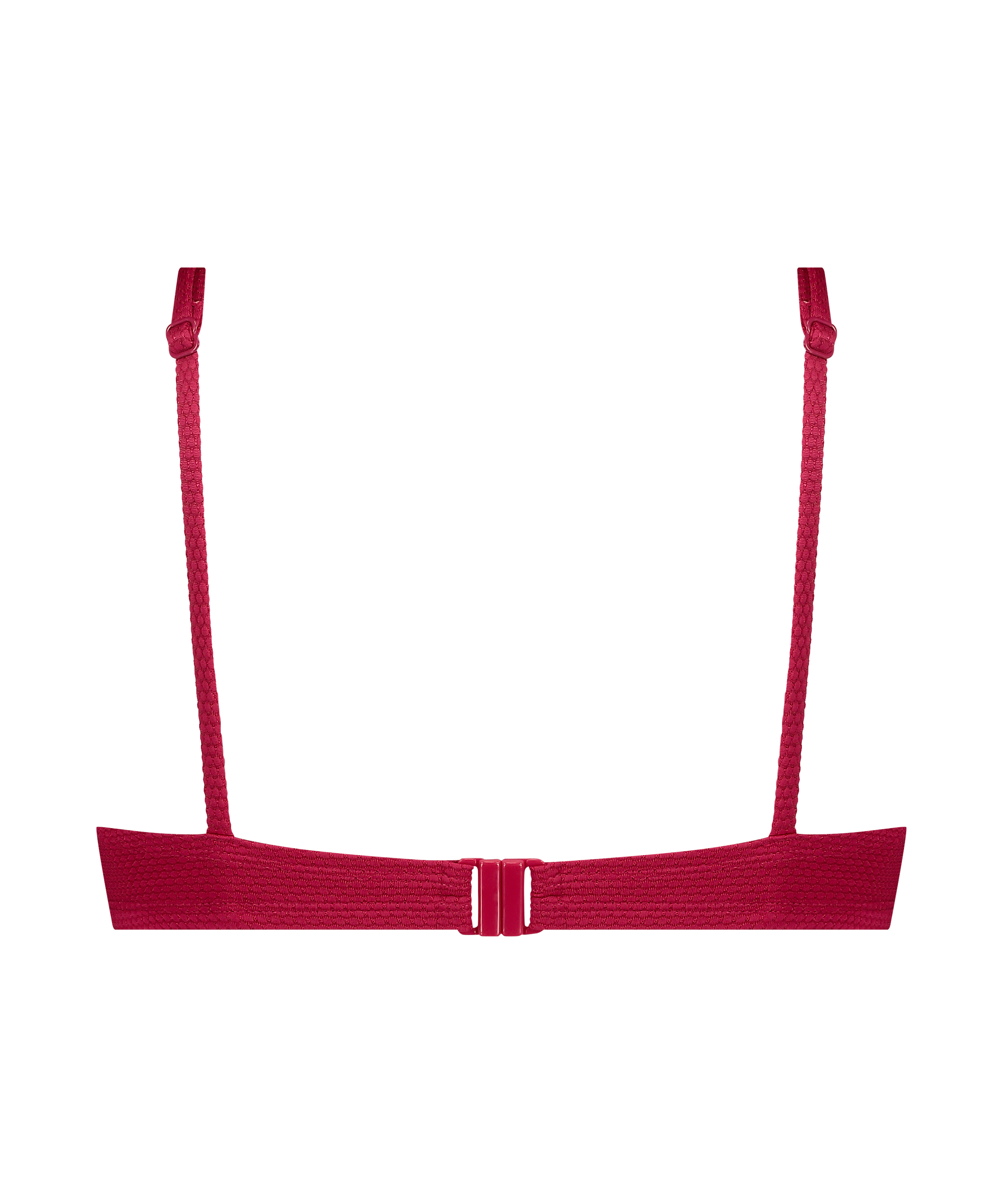 Top de bikini de aros no preformado Scallop, Rosa, main