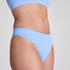 Tanga de tiro alto Dianne, Azul