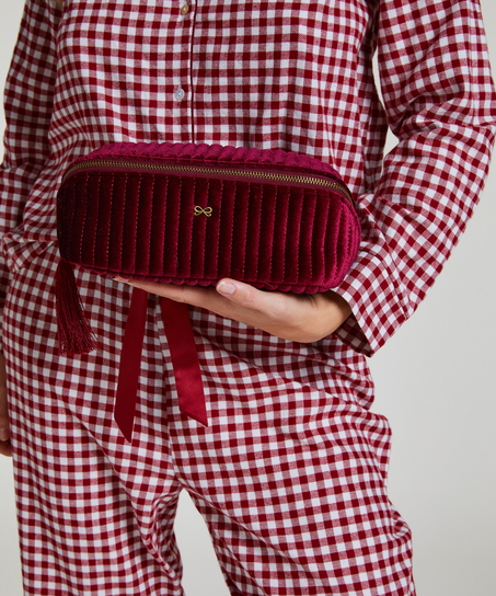Neceser de maquillaje Velour, Rojo