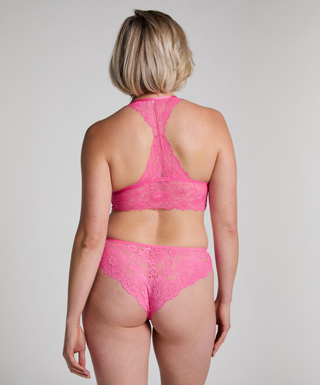 Brasileña Invisible Lace Back, Rosa