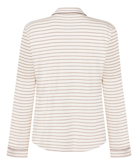 Chaqueta de manga larga de jersey Essentil, Blanco