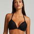 Sujetador Push-Up acolchado con aros Lorena, Negro