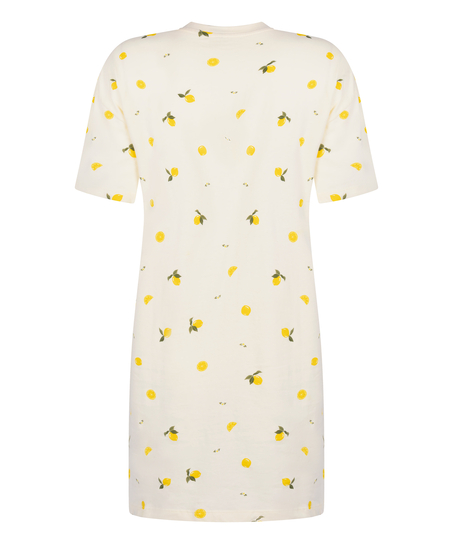 Camis&oacute;n de escote redondo, Blanco