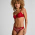 Tanga de tiro alto Liz, Rojo