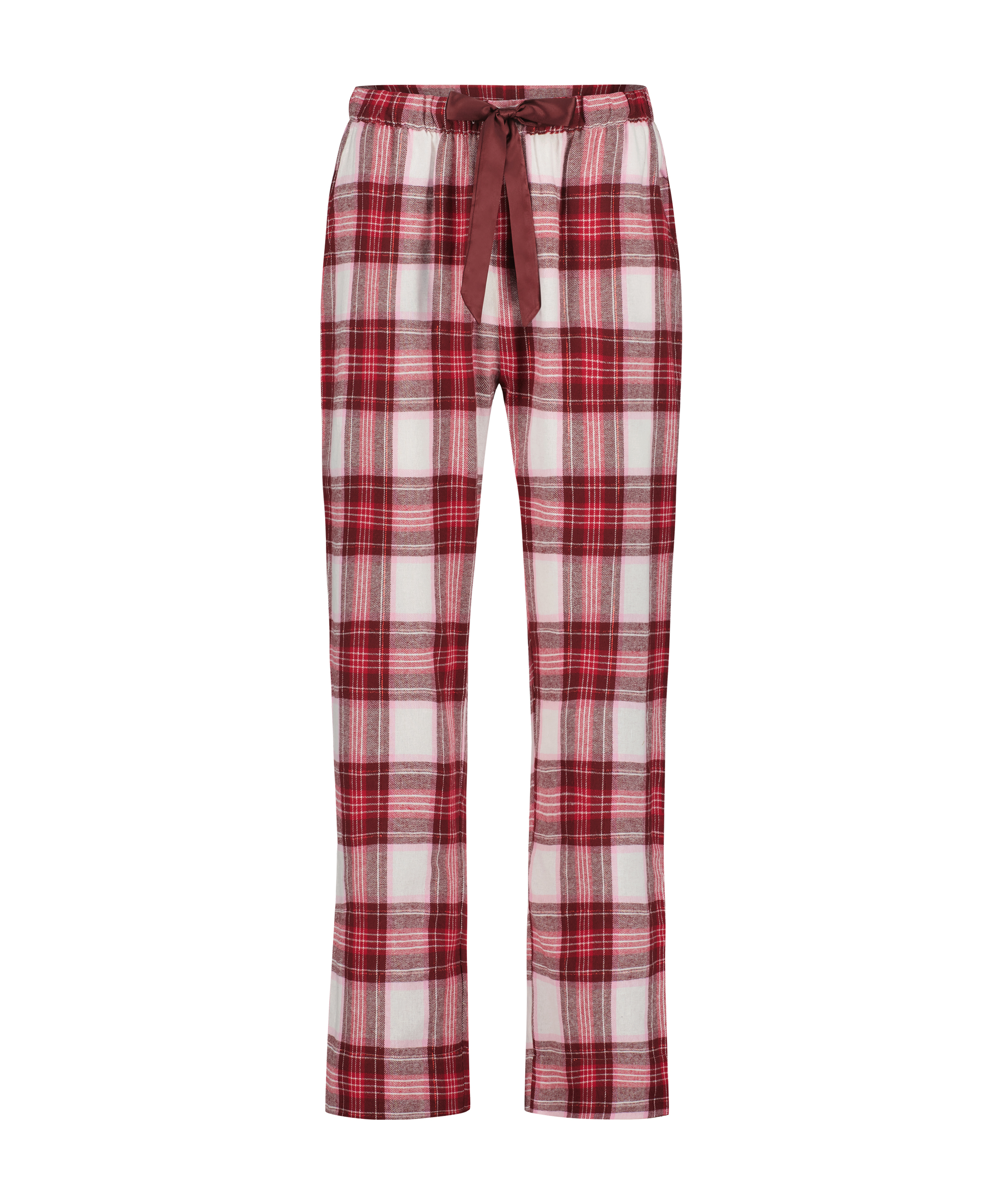 Petite pantalones de pijama de franela, Rosa, main