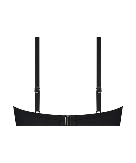 Top de bikini Luxe, Negro