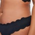 Braguita de Bikini Rio Scallop, Negro