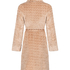 Albornoz corto de fleece, Beige