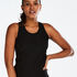 Camiseta sin mangas redonda HKMX, Negro