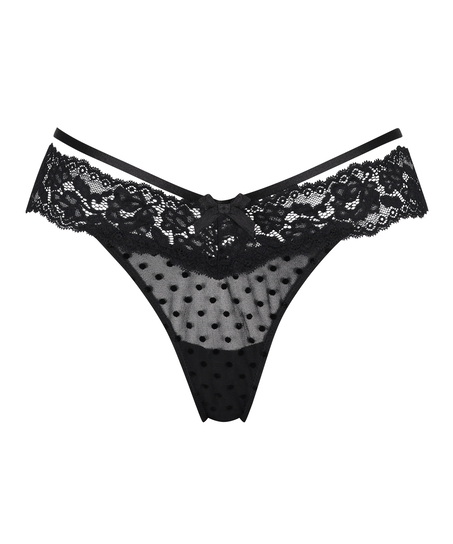 Tanga extrabaja Jada, Negro