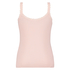 Singlet top cami rib lace, Rosa
