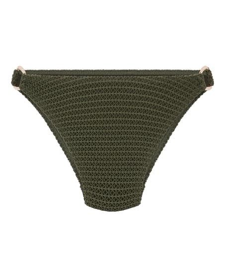 Braguita de bikini de talle alto Cairo, Verde