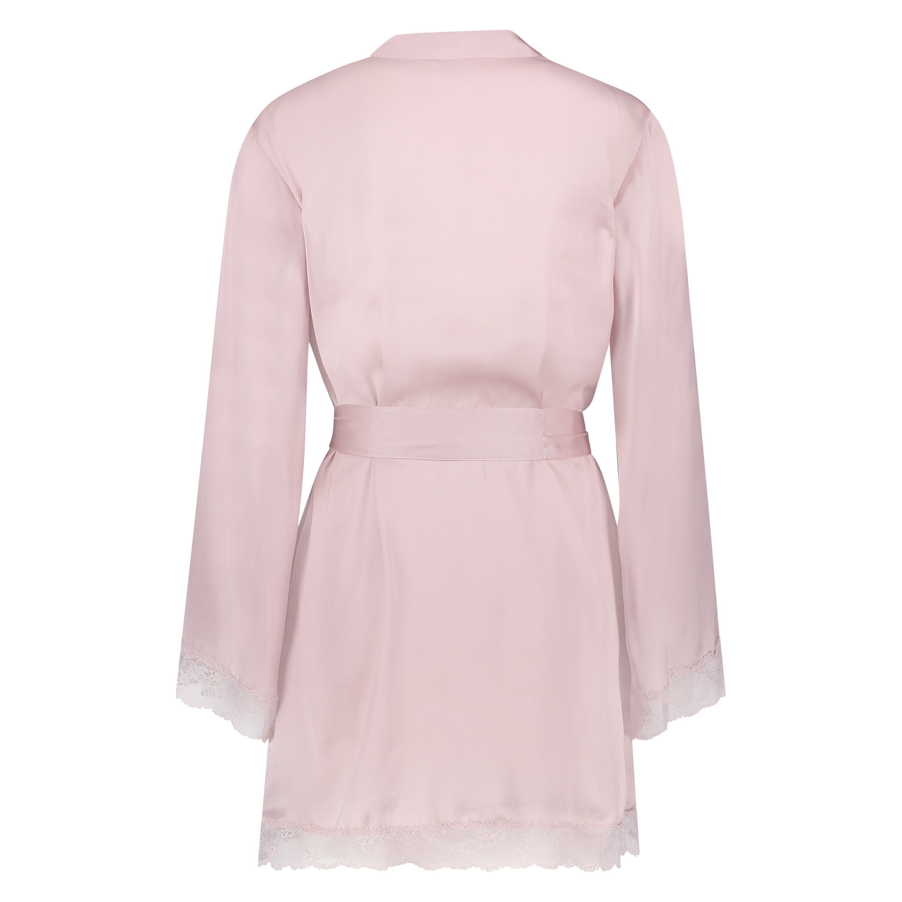 Petite Kimono de sat&eacute;n meili, Morado, main