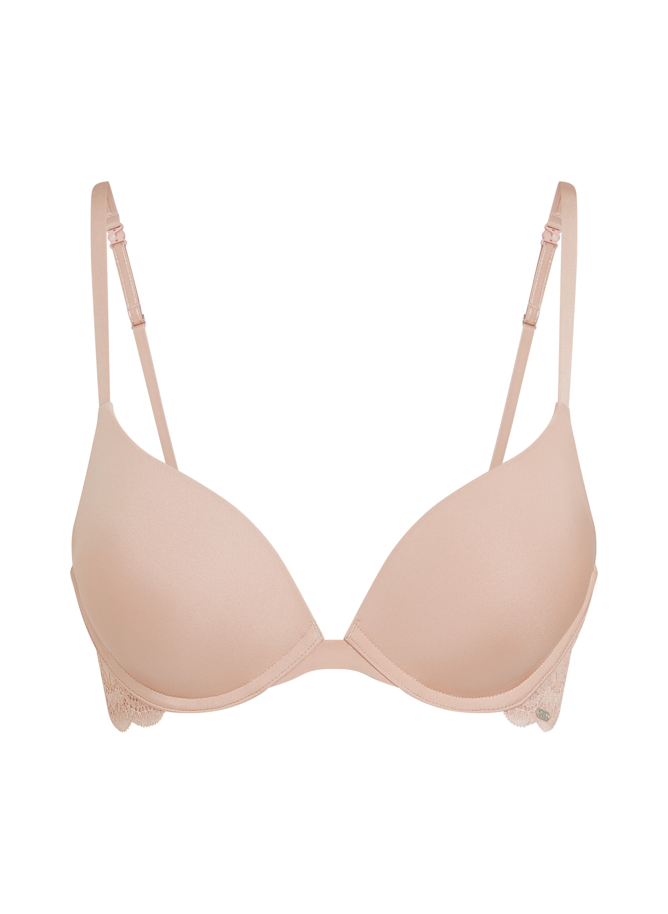 Sujetador push-up de aros preformado Angie, Beige