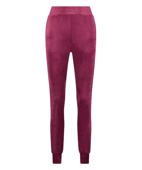 Pantalones de deporte Velours, Morado