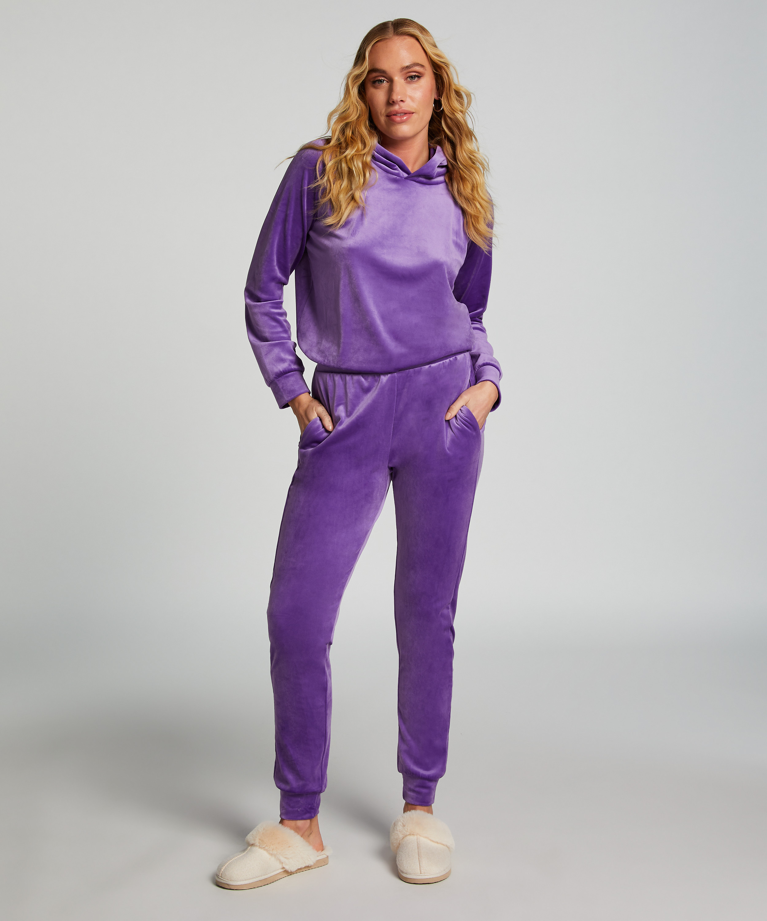 Top de terciopelo, Morado, main