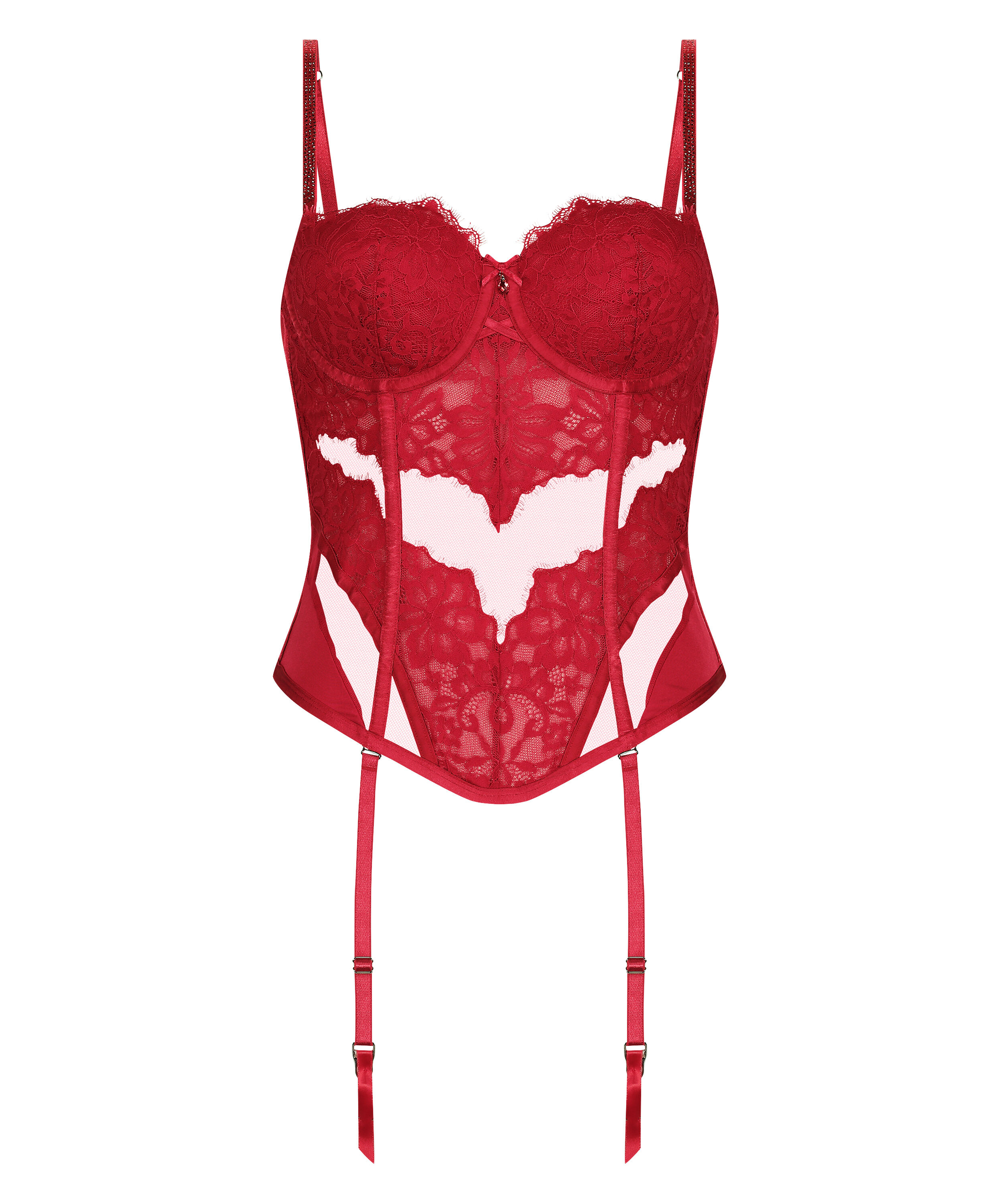Bustier Charlotta, Rojo