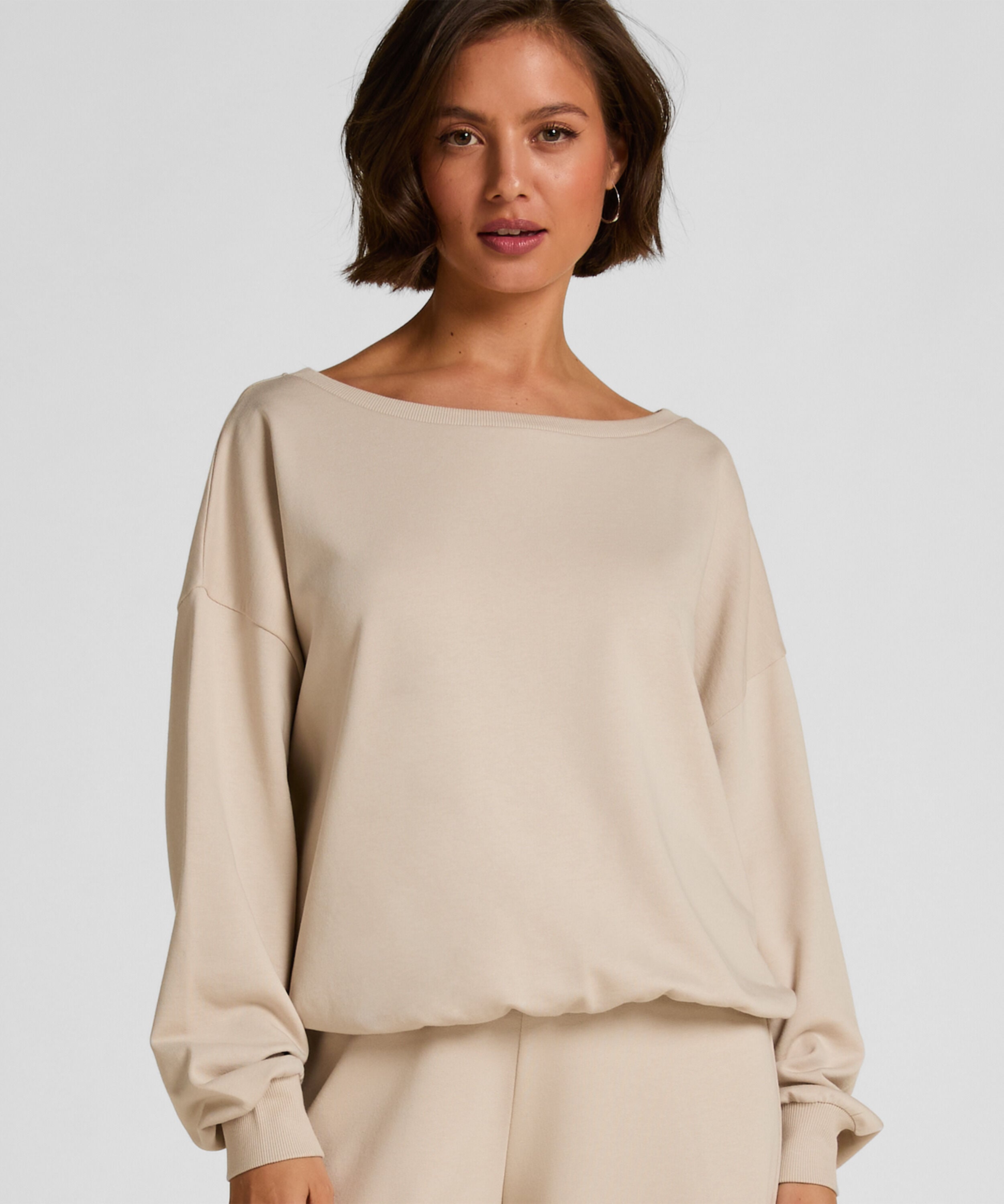 Boatneck Sweater Audrey, Gris Boatneck Sweater Audrey, Gris