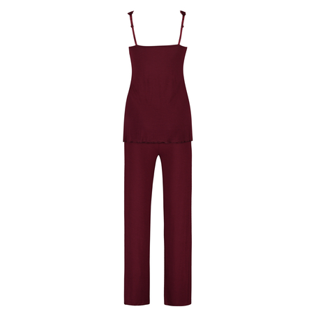 Pyjamaset Modal lace, Rojo