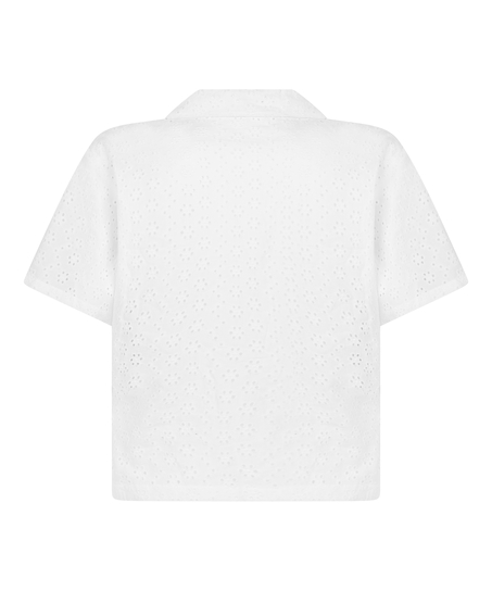 Chaqueta Broderie Anglaise, Blanco