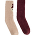 Pack de 2 calcetines Cosy, Rosa